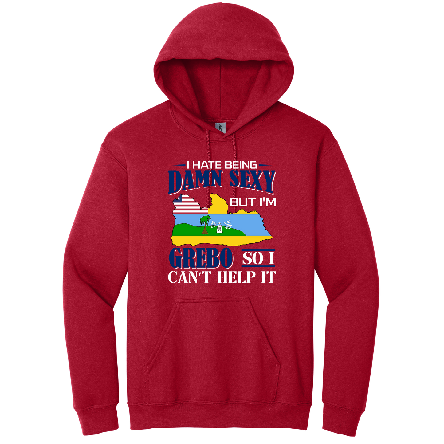 I Hate Being Damn Sexy But I'm -Red Hoodie