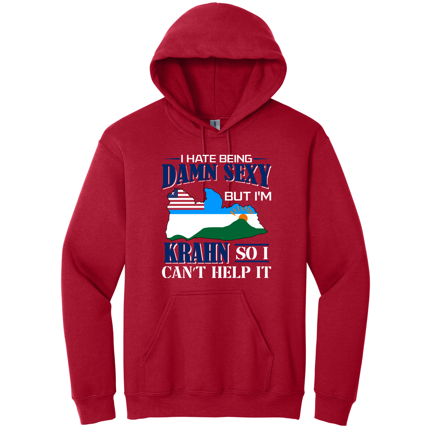 I Hate Being Damn Sexy But I'm -Red Hoodie