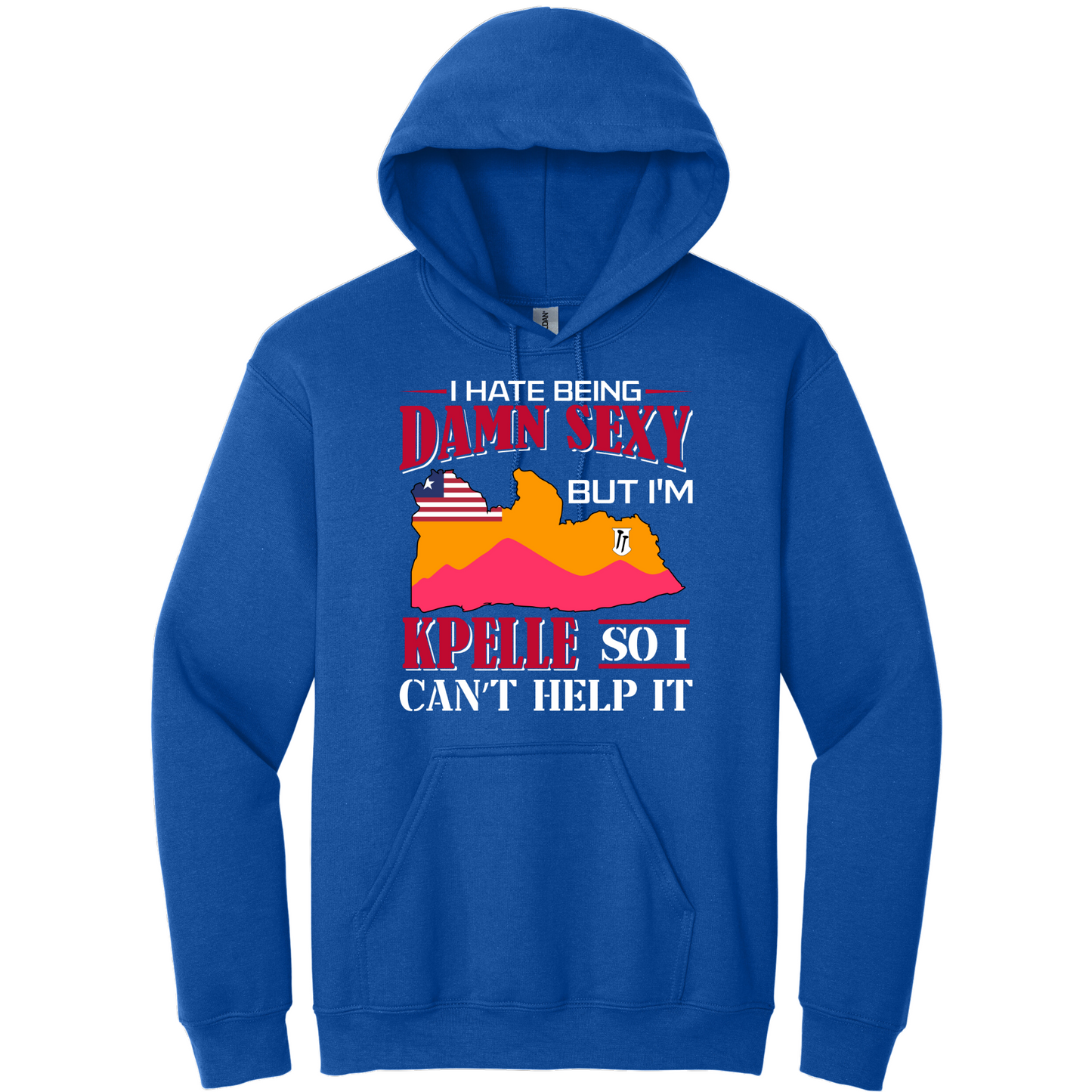 I Hate Being Damn Sexy But I'm -Blue Hoodie