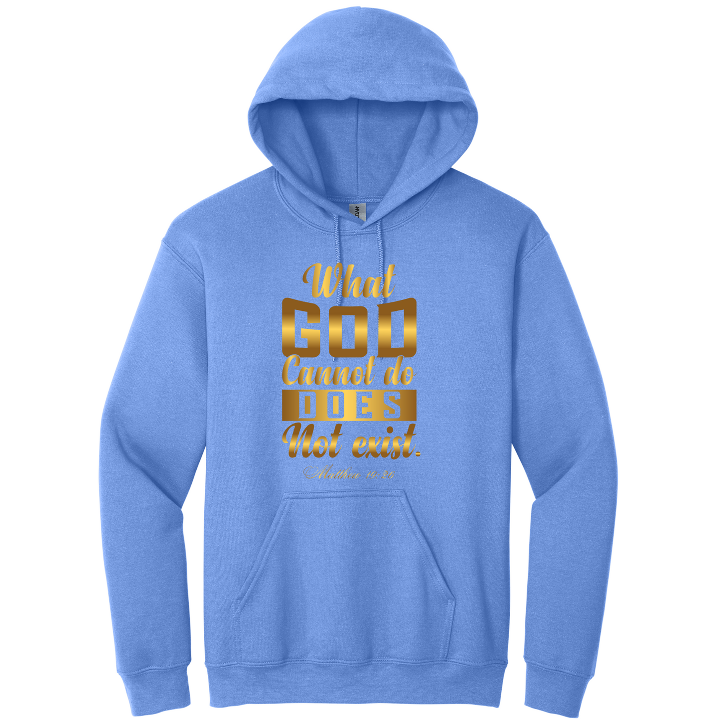 What God Cannot Do Does Not Exist - Hoodies