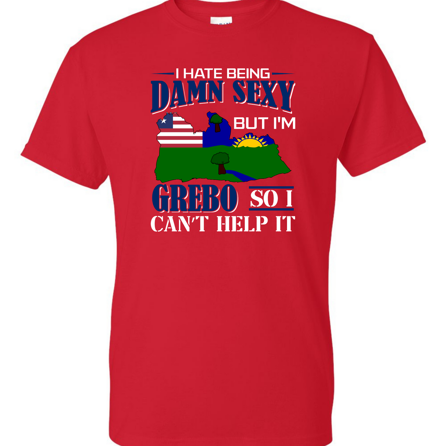 I Hate Being Damn Sexy But I'm -Red T-Shirt