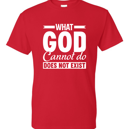 What God Cannot Do Does Not Exist- Red